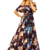 Long dress with ruffle Numoco