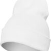 Long heavyweight cap white