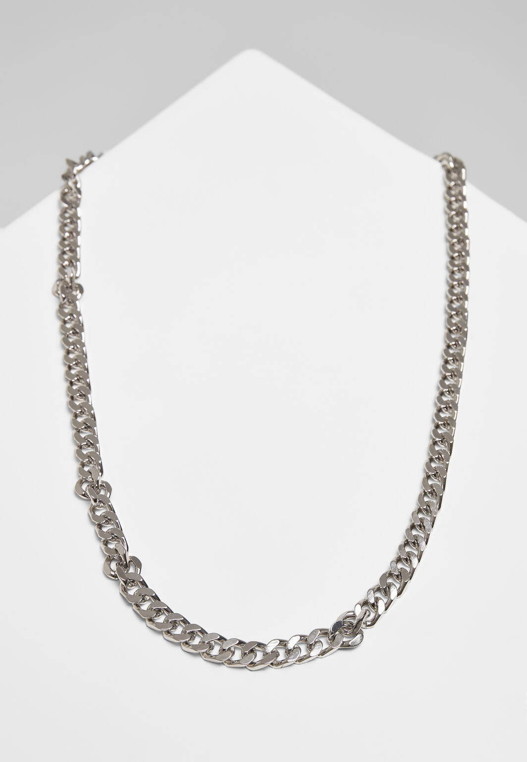 Long necklace Basic - silver colors