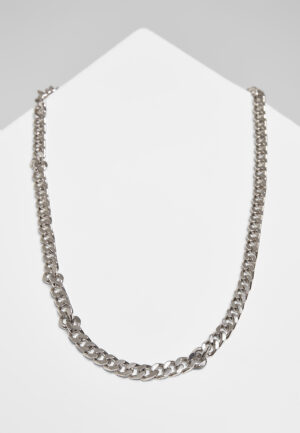 Long necklace Basic - silver colors
