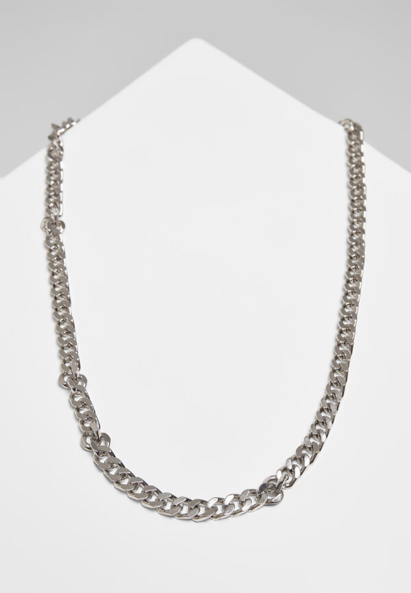 Long necklace Basic - silver colors