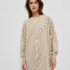 Long sleeve sweatshirt dress