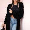 Long sweater black