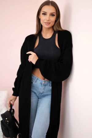 Long sweater black