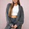 Long sweater dark gray