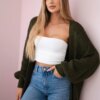 Long sweater khaki