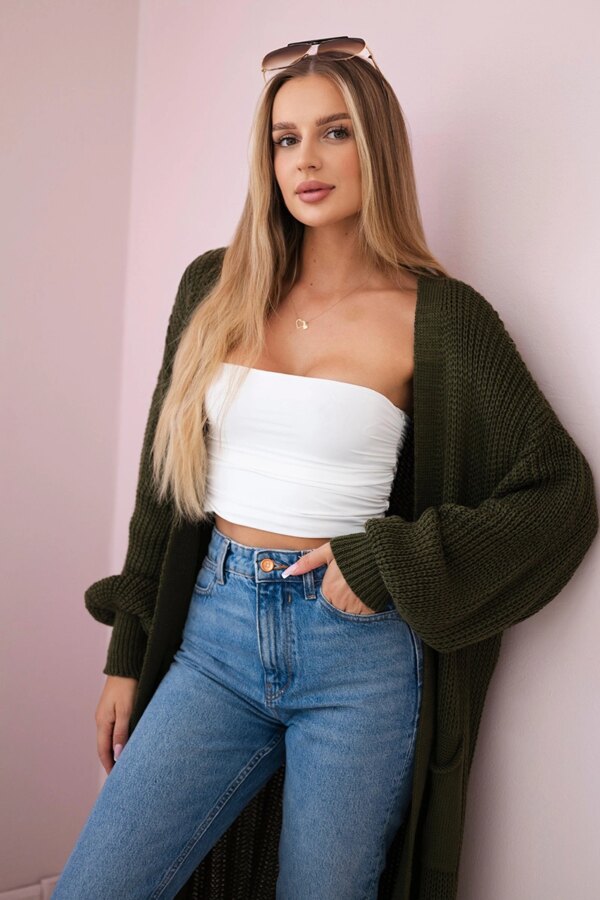 Long sweater khaki