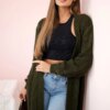Long sweater khaki