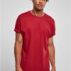 Long turnup t-shirt brick