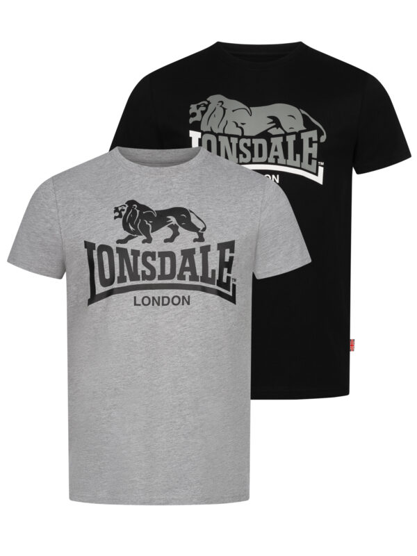 Lonsdale Men's t-shirt regular fit double pack