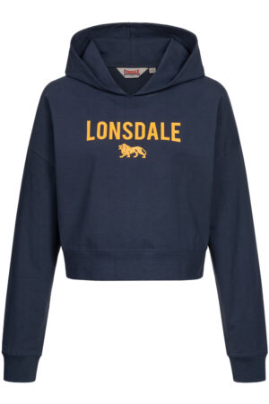 Lonsdale Women's hooded sweatshirt cropped oversized