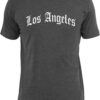 Los Angeles Texting Tee Charcoal