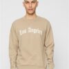 Los Angeles wording Crewneck darksand