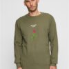 Lost Youth Rose Crewneck Olive