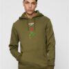 Lost Youth Rose Hoody Olive