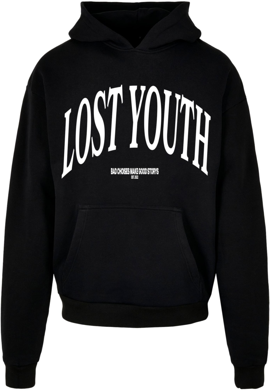 Lost Youth Tréning póló 'Classic V.1'  fekete / fehér-Hungary