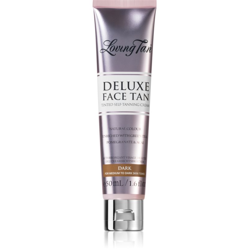 Loving Tan Deluxe Face Tan önbarnító arckrém árnyalat Dark 50 ml-Ár