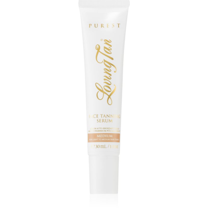 Loving Tan Purest önbarnító szérum arcra árnyalat Medium 30 ml-Ár
