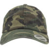 Low Profile Camouflage Camo Washed Cap