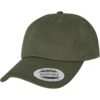 Low Profile Cotton Twill Olive Cap