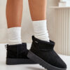 Low Snow Boots on the Big Star Platform Black