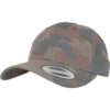 Low-profile cotton cap and wooden mask