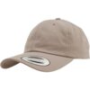 Low-profile khaki cotton twill