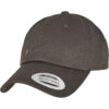 Low profile organic cotton dark grey beanie
