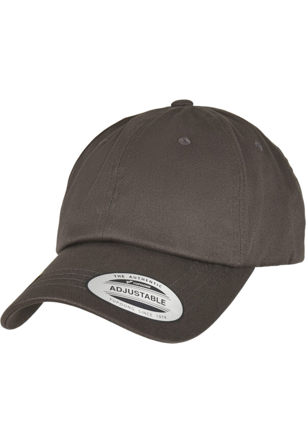 Low profile organic cotton dark grey beanie