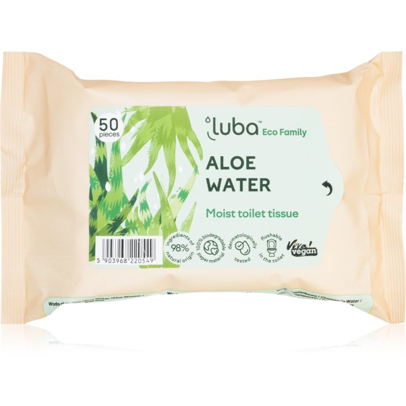 Luba ECO Family nedves WC papír Aloe vera 50 db-Ár