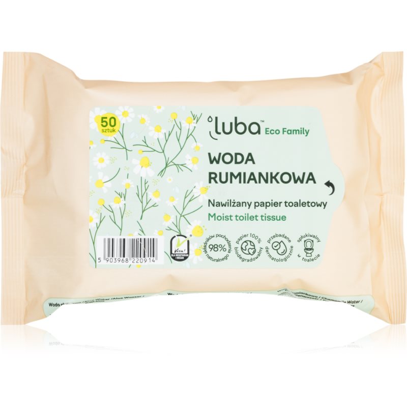 Luba ECO Family nedves WC papír Chamomile 50 db-Ár