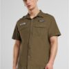 Luis Vintage short-sleeved shirt olive