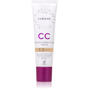 Lumene CC Color Correcting Cream CC krém az egyenletes bőrszínért SPF 20 árnyalat 1.5 Fair 30 ml-Eredeti