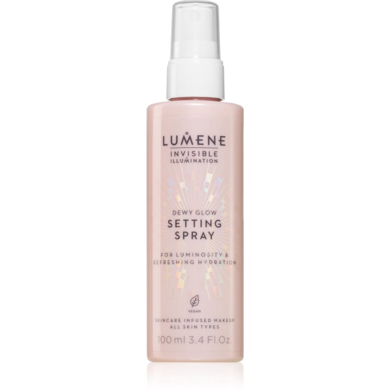 Lumene Invisible Illumination Dewy Glow élénkítő fixáló spray 100 ml-Ár