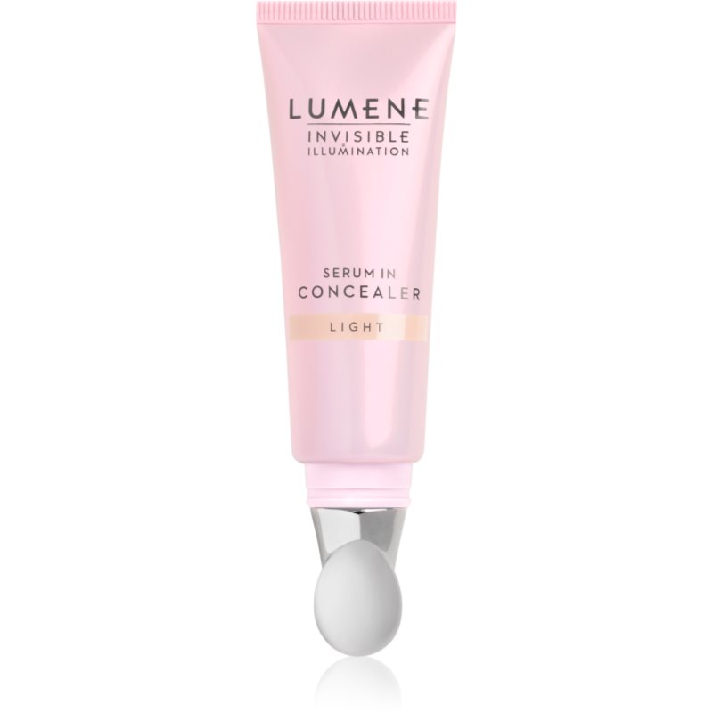 Lumene Invisible Illumination Serum in Concealer szemkorrektor hidratáló hatással árnyalatok széles választéka Light 10 ml