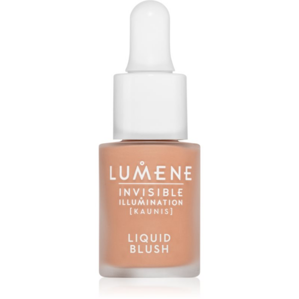 Lumene Invisible Illumination folyékony arcpirosító az élénk bőrért árnyalat Pink Blossom 15 ml-Ár