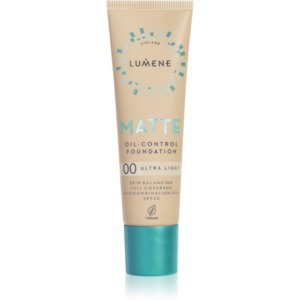 Lumene Matte Oil-Control mattító alapozó SPF 20 árnyalat 00 Ultra Light 30 ml-Eredeti