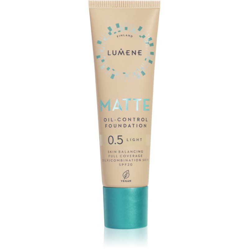 Lumene Matte Oil-Control mattító alapozó SPF 20 árnyalat 0
