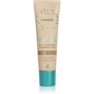 Lumene Matte Oil-Control mattító alapozó SPF 20 árnyalat 4 Warm Honey / Tan 30 ml-Eredeti