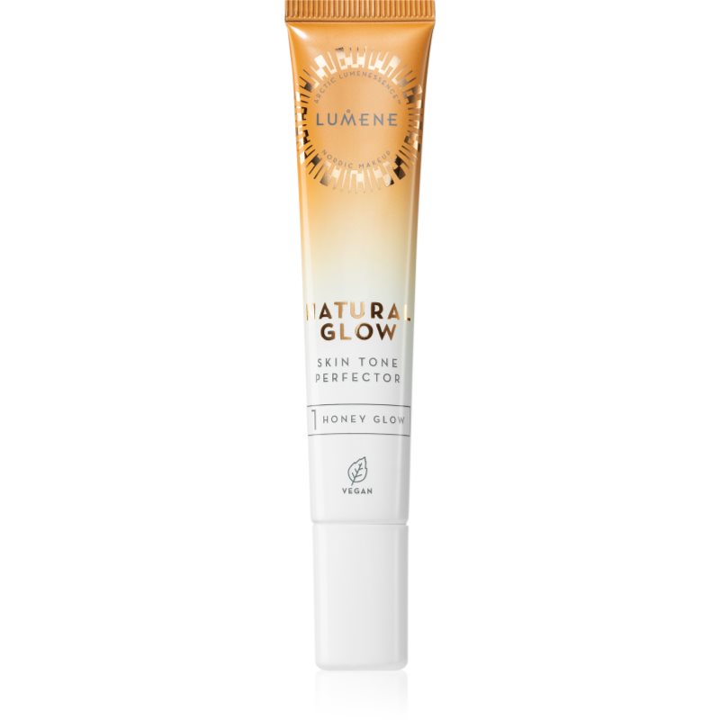 Lumene Natural Glow Skin Tone Perfector folyékony bőrélénkítő árnyalat 1 Honey Glow 20 ml-Ár