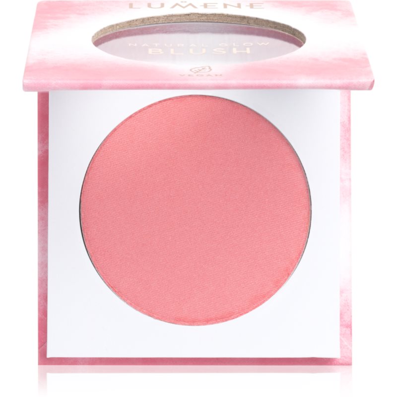 Lumene Natural Glow púderes arcpír árnyalat 2 Berry Glow 4 g