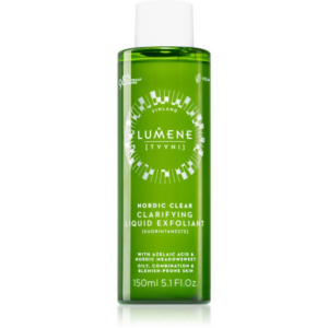 Lumene Nordic Clear [TYYNI] tisztító tonik a faggyú szabályozására és a pórusok minimalizására peeling hatással 150 ml-Ár