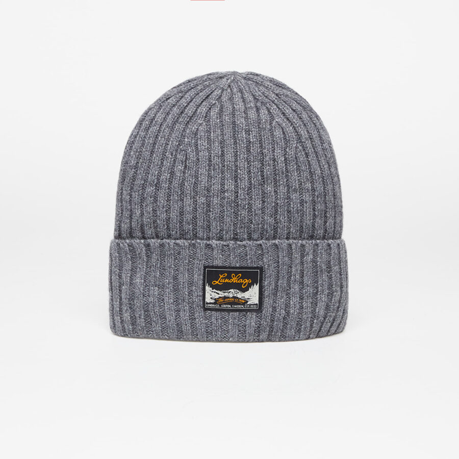Lundhags Knak Wool Beanie Grey Melange Universal-alacsony-ár