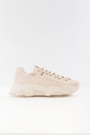LuviShoes 65119 Beige Skin Women's Sneakers