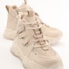 LuviShoes CLARA Women's Beige Rose Sports Boots.