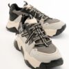 LuviShoes LEONA Ice Black Women's Sports Sneakers