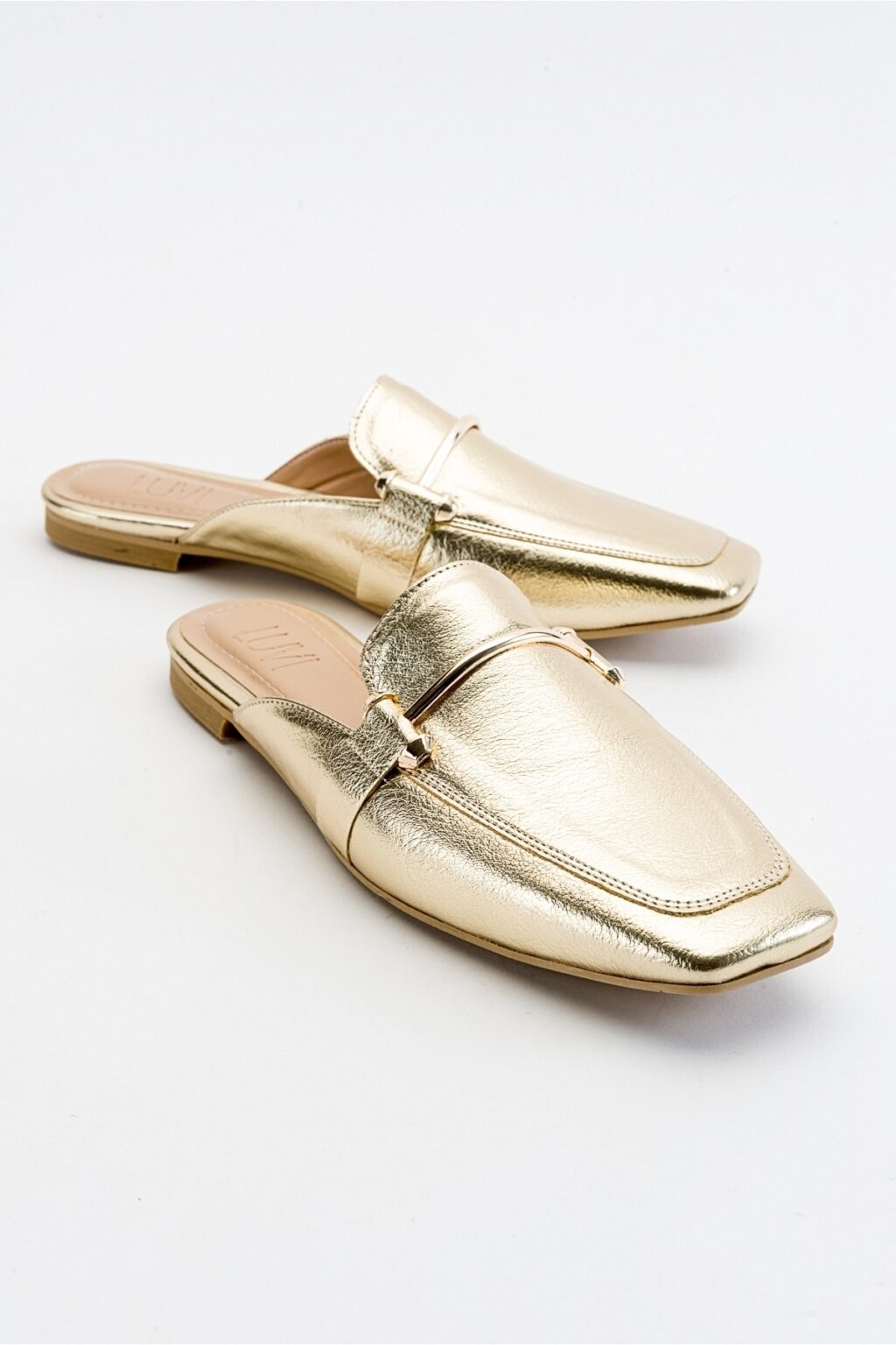 LuviShoes Ronda Gold Women's Slippers