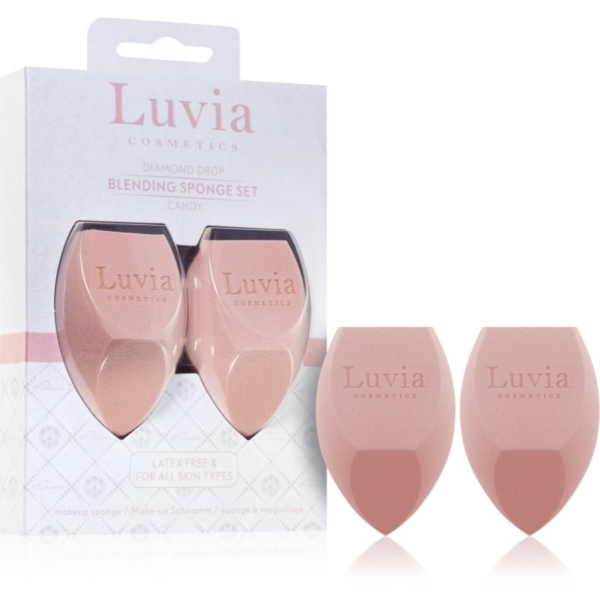Luvia Cosmetics Diamond Drop Blending Sponge Set smink szivacs duo szín Candy 2 db-Ár