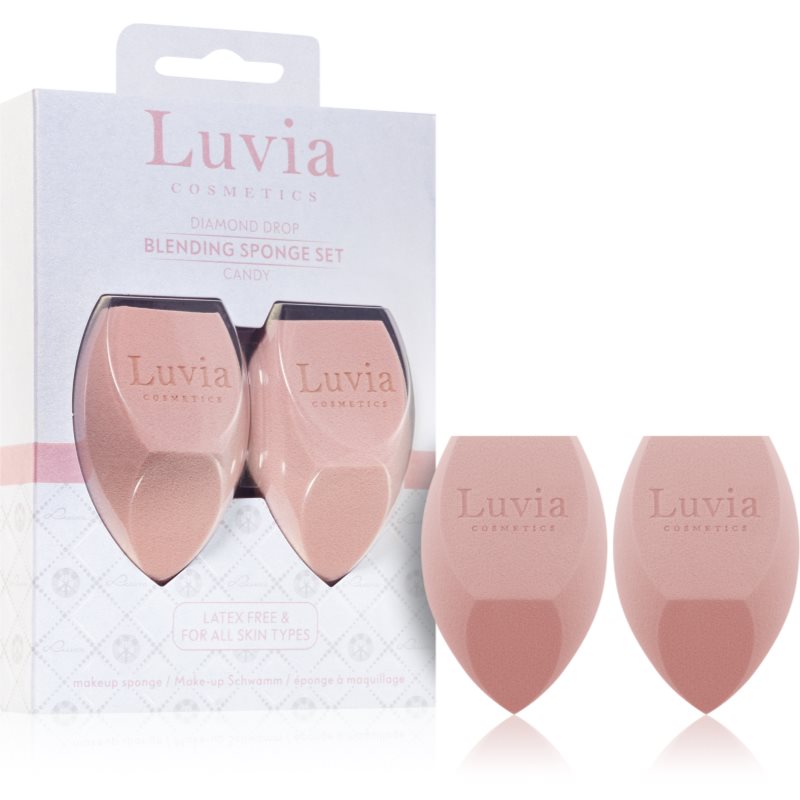Luvia Cosmetics Diamond Drop Blending Sponge Set smink szivacs duo szín Candy 2 db-Ár