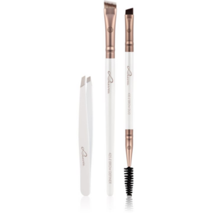 Luvia Cosmetics Prime Vegan Brow Kit Szemöldökformázó készlet Pearl White / Metallic Coffee Brown-Ár